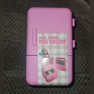 Mini Fridge Pen Holder (Or Makeup Brush Holder) *New* In Pink